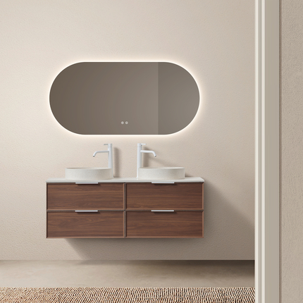 Meuble Borda Noyer plan en terrazzo