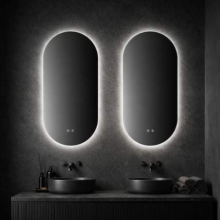 Miroir 45 cm led Ovalis