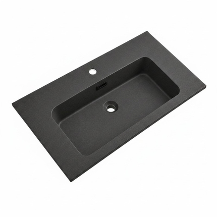 Meuble cannelé Ark 90 cm vasque