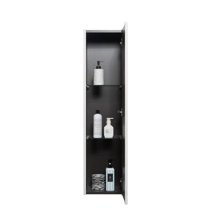 Armoire de rangement Stripes blanc mat