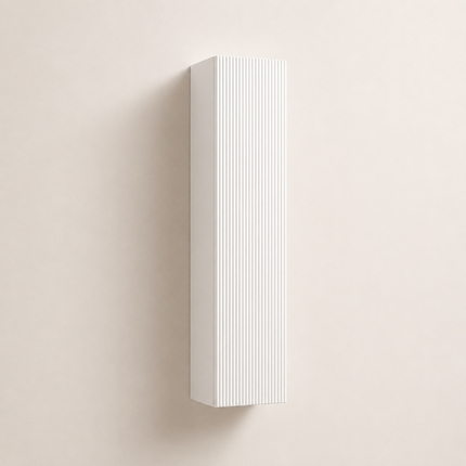 Armoire de rangement Stripes blanc mat