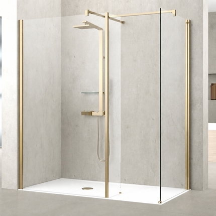 Fixed shower screen set to combine