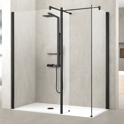 Fixed shower screen set to combine