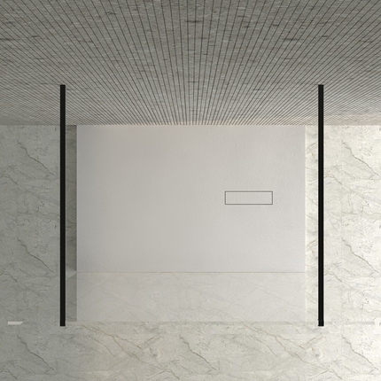 Shower tray Pietra matte white 100 x 80 cm