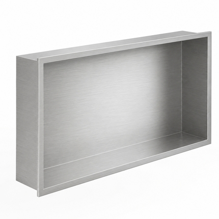 Niche brushed chrome 60 x 20 cm 