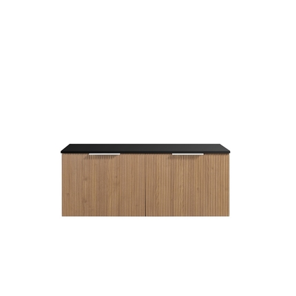 Meuble Stripes 140 cm chêne plan de toilette
