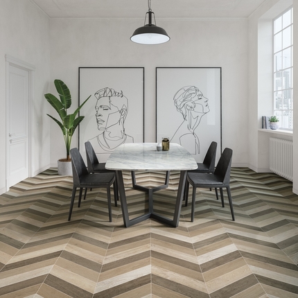 Carrelage 60°