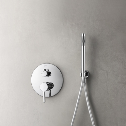 Kit de douche encastrable Cezela mural rond