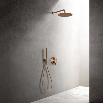 Kit de douche encastrable Cezela mural rond