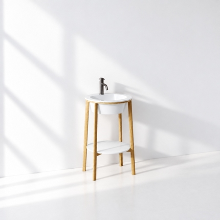 Lavabo sur pied Skand 50 cm