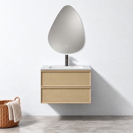 Meuble sous vasque Bordo chêne 70 cm