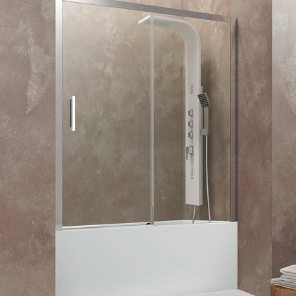 Pare-baignoire panneau coulissant