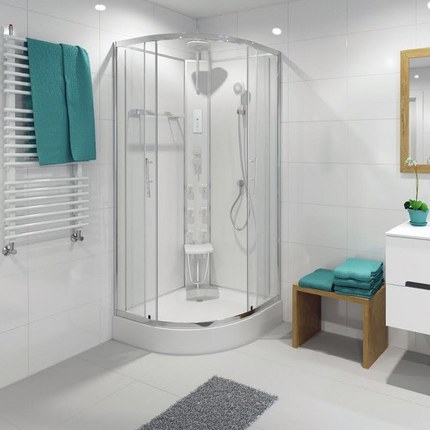 Cabine de douche hydromassante Bergen 90