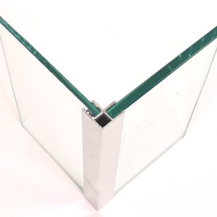 Profilé de connexion pour angle en verre 