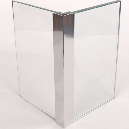 Profilé de connexion pour angle en verre 