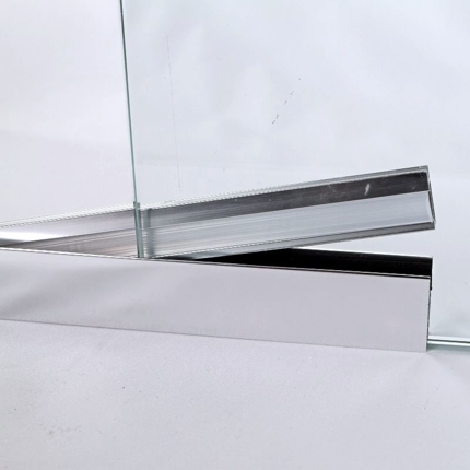 Grand profilé mural paroi 300 cm verre 8 mm 