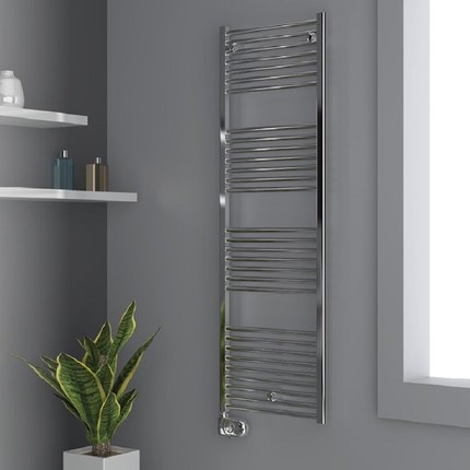 Radiateur sèche-serviettes chromé Lisa