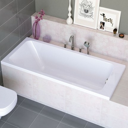 Baignoire rectangulaire BLISSA de 140 cm
