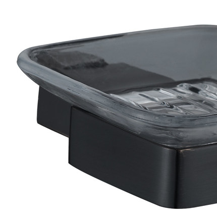 Porte savon noir Néro