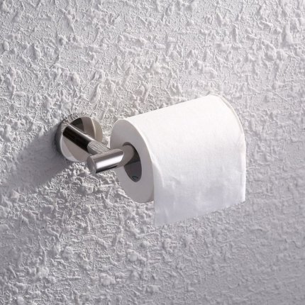 Chromen toiletrolhouder 