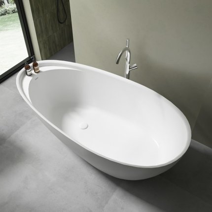 Baignoire ilot solid surface Eyes 170 cm