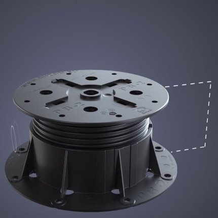 Plot carrelage réglable 60 mm à 90 mm