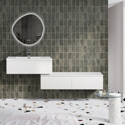 Meuble Shea 90 cm et meuble bas 120 cm