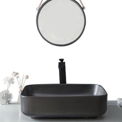 Vasque à poser Goa noir 50 cm