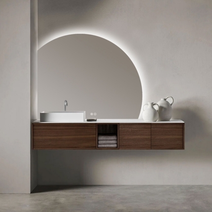 Miroir LED angle 90° Edge