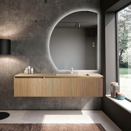 Miroir LED angle 90° Edge