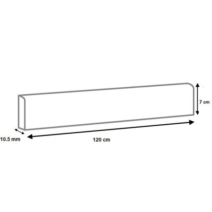Plinthes carrelage Country Wood mat