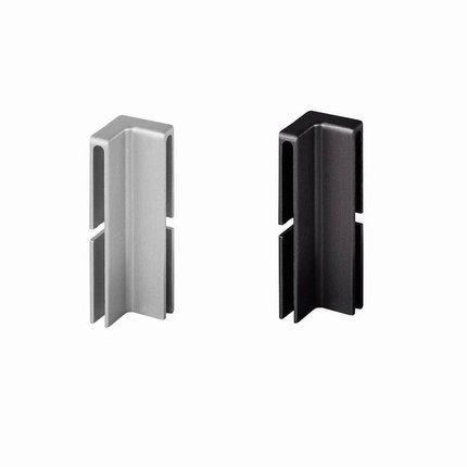 Angle rentrant pour cornières pour terrasse