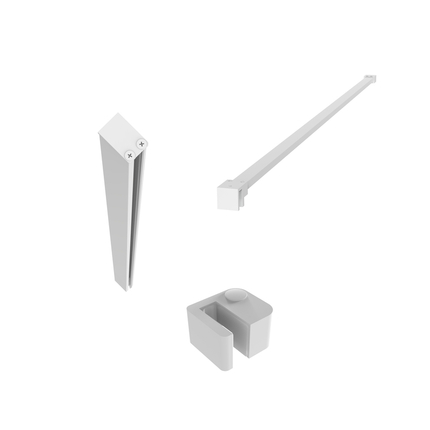 Kit accessoire de fixation pour paroi de douche fixe