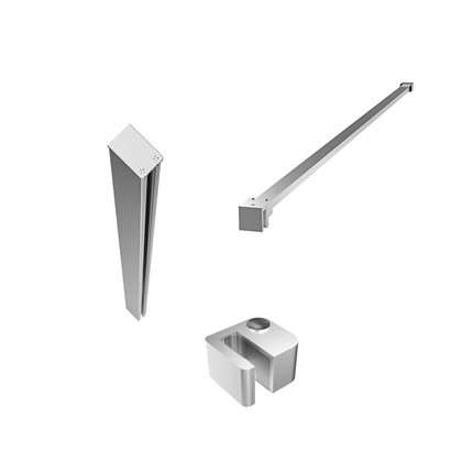 Kit accessoire de fixation pour paroi de douche fixe