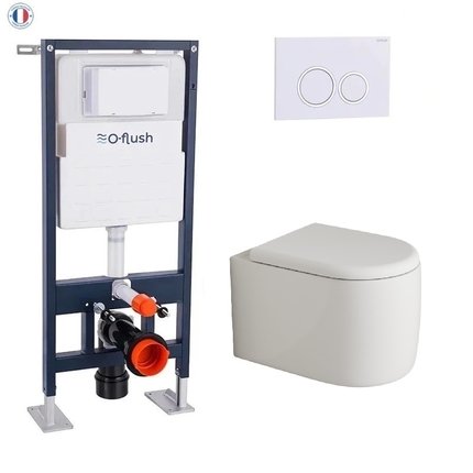 Pack WC suspendu O-Flush Cirka