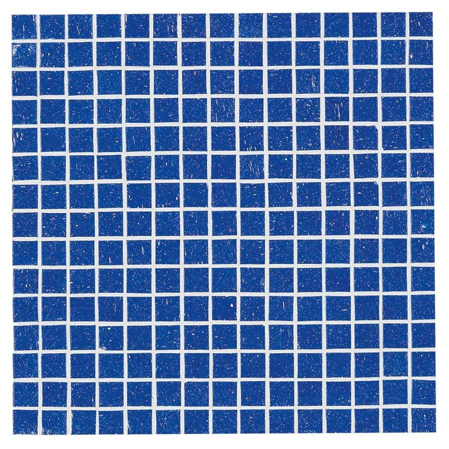 Mosaïque unie Bleu