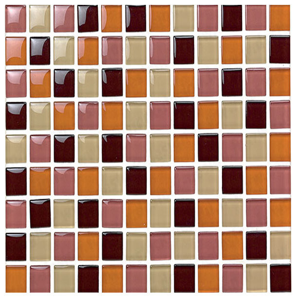 Mosaïque mix Beige / Orange / Violet
