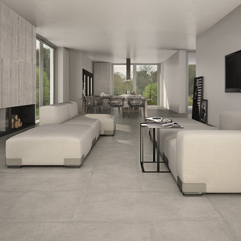 carrelage ambiance grigio rasato cassero