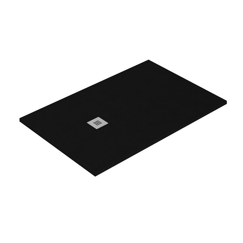 Receveur de douche Nature anthracite 110 x 80 cm