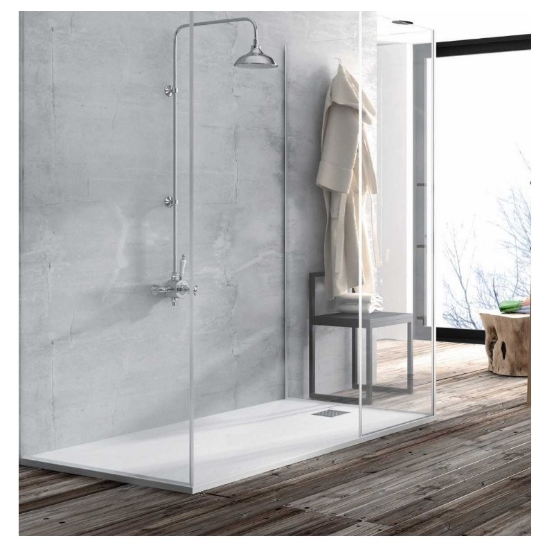 Receveur de douche Nature blanc 160 x 80 cm