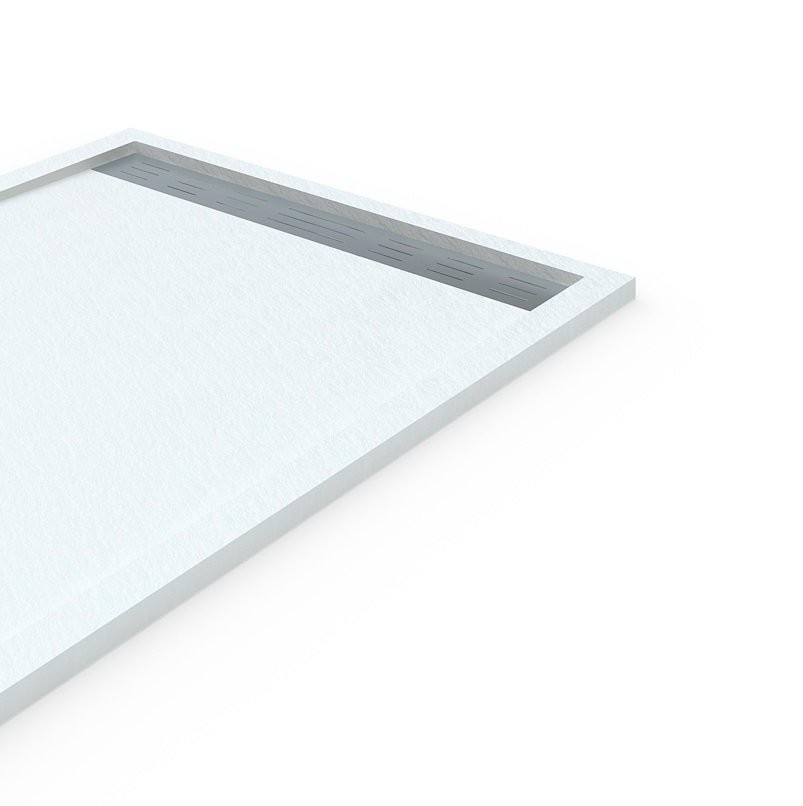 Receveur de douche Premium caniveau blanc 140x90 et 160x80