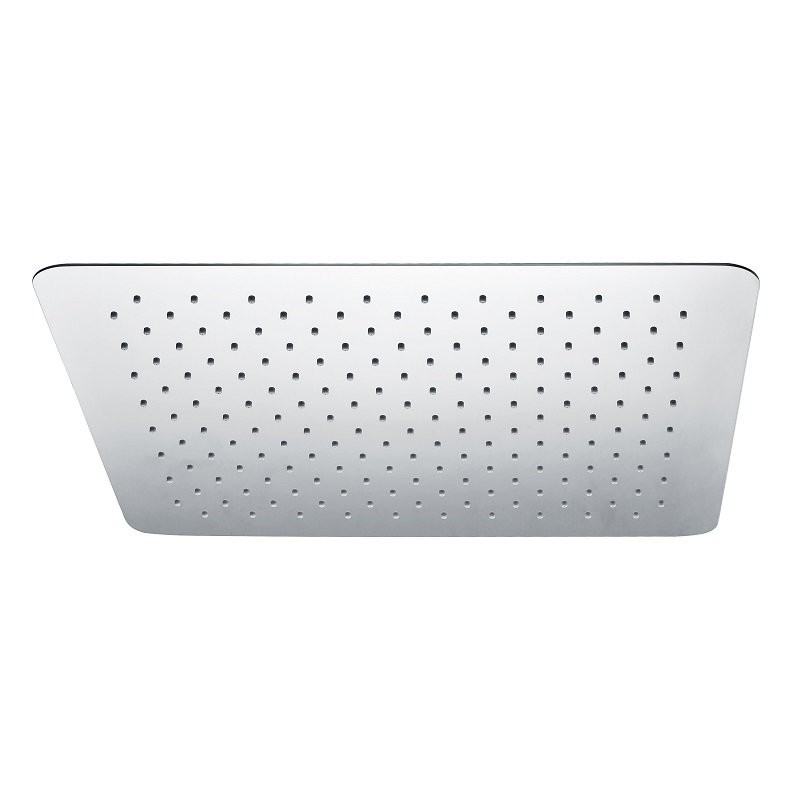 Pommeau de douche plafond carré Slim 30 cm Quadra à effet pluie