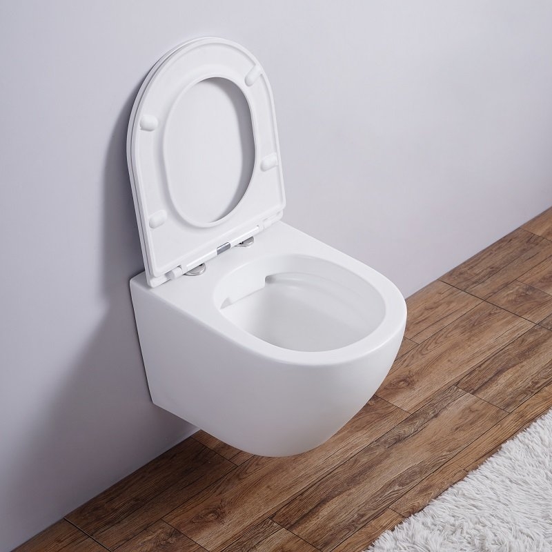 Cuvette wc suspendu rimless sans bride JOY de couleur blanc mat