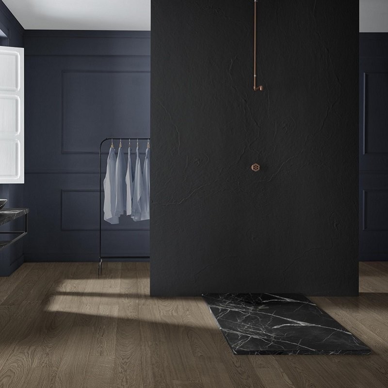 Receveur marbre noir marquina mat