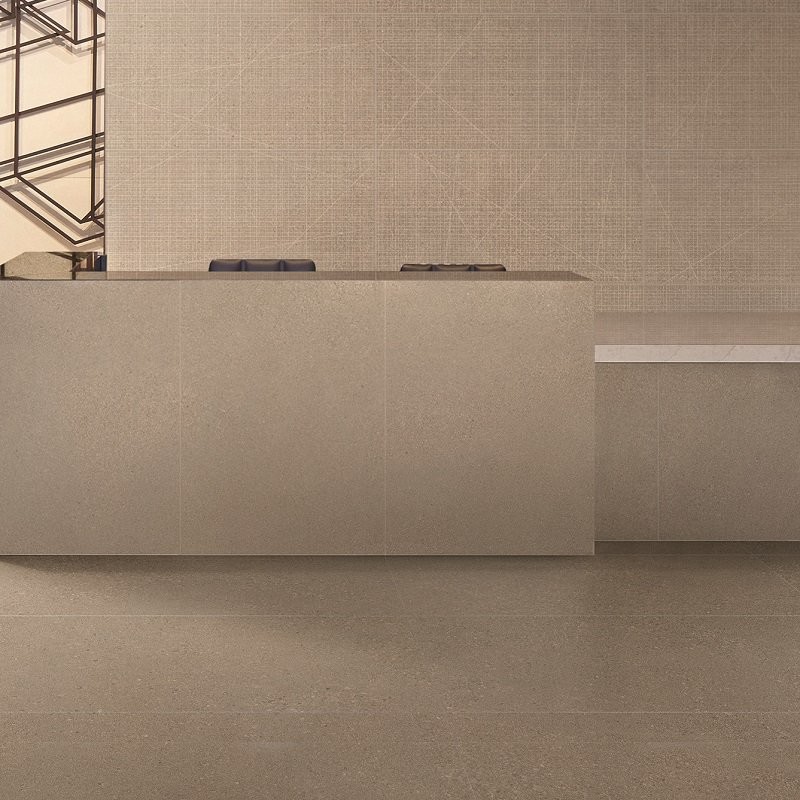 Carrelage Grain Stone maillage taupe