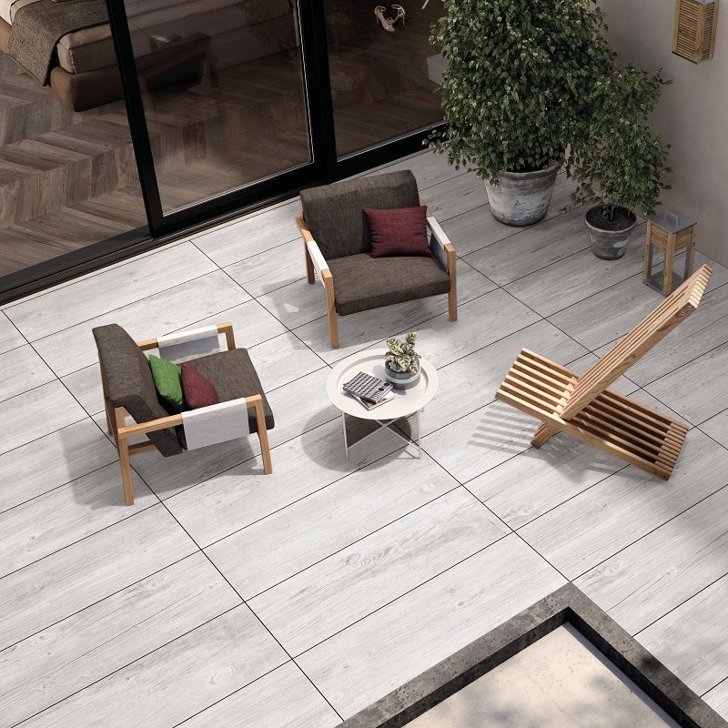 Carrelage terrasse Country wood bois vieilli 40x120 2 cm