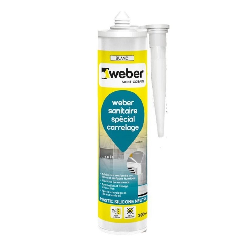 Weberseal spécial carrelage Blanc
