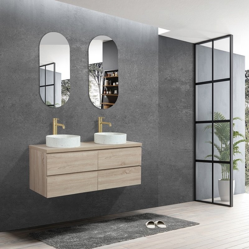 Meuble Alicia 140 cm bois chene 