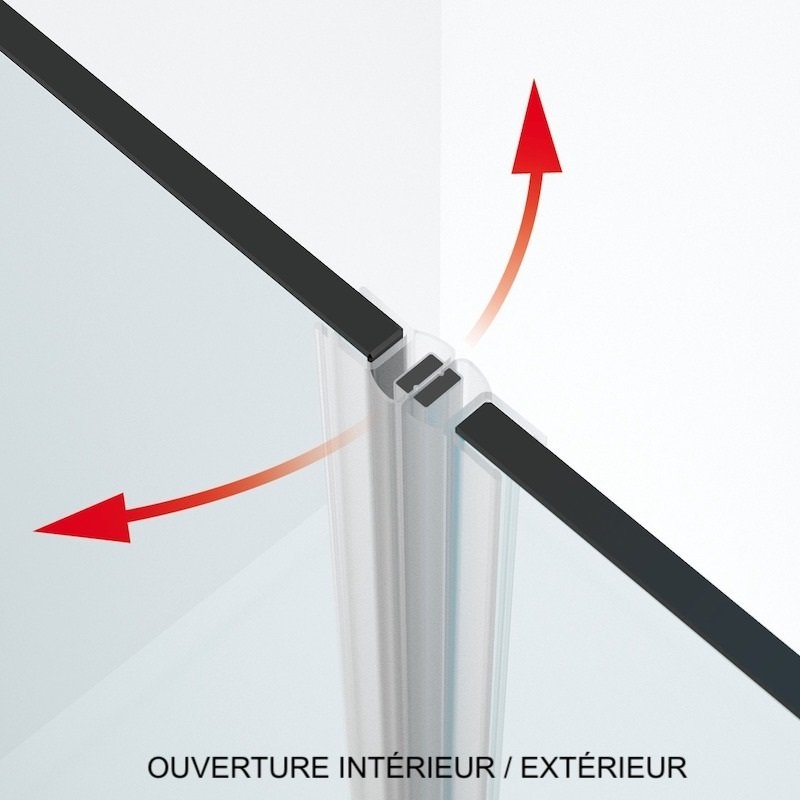 Ciel de pluie 43 cm chrome brillant