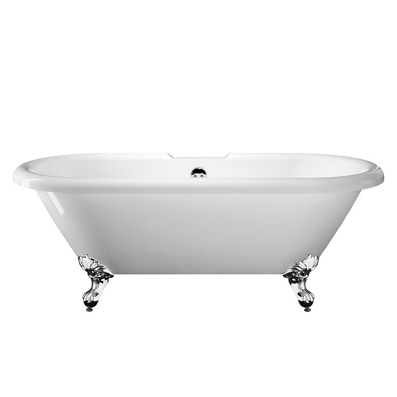 Support coude douchette chrome